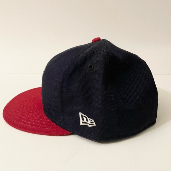 Cleveland Indians MLB On field 7 1/2 New Era 59Fifty Hat Baseball Cap - Picture 15 of 16